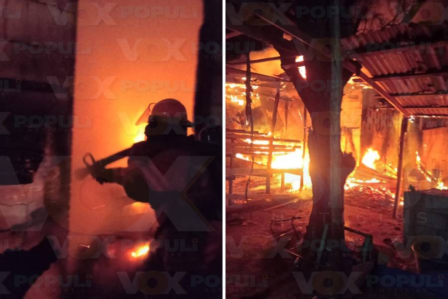 incendio de locales en ciudad madero