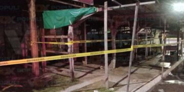 incendio de locales en Ciudad Madero