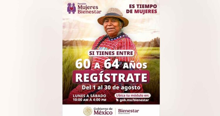 Así puedes inscribirte a Pensión Mujeres Bienestar en Tamaulipas