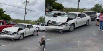 lesionada fuerte choque Matamoros