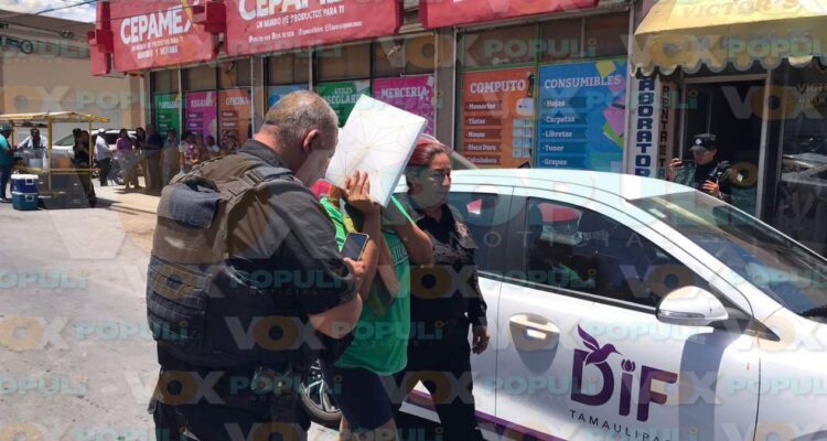 menores rescatados en Victoria