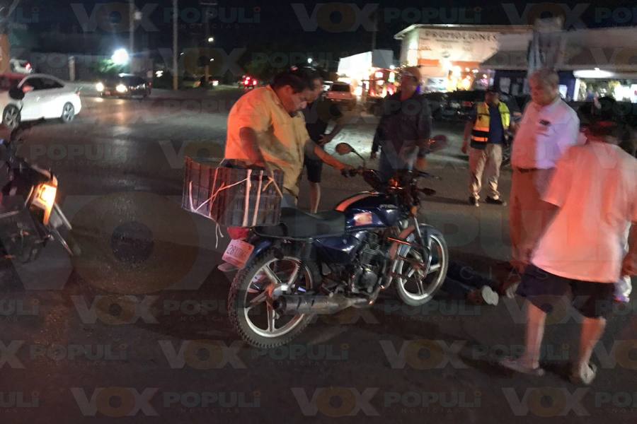 motociclista atropellado hoy en Victoria