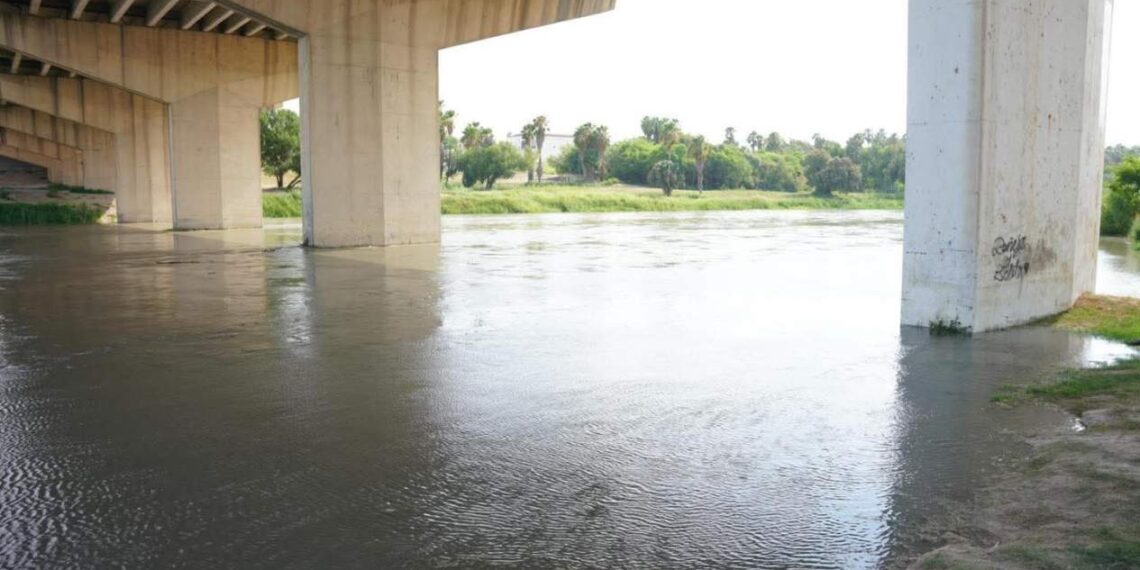 nivel del Río Bravo en Nuevo Laredo