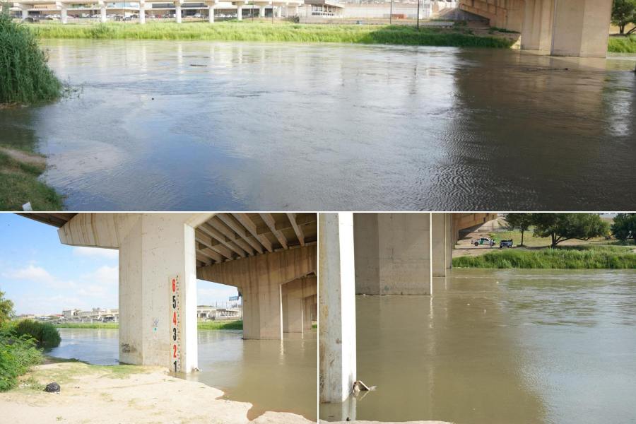 nivel del Río Bravo en Nuevo Laredo