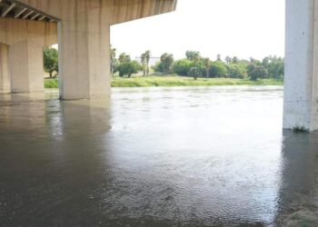 nivel del Río Bravo en Nuevo Laredo