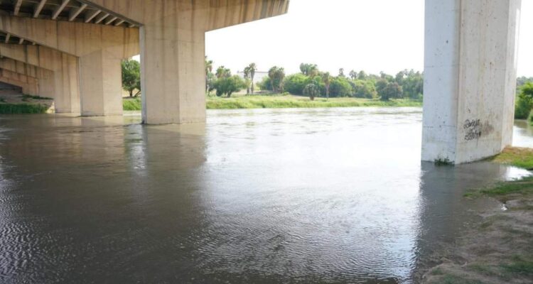 nivel del Río Bravo en Nuevo Laredo