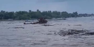 nivel del río Pánuco en Madero