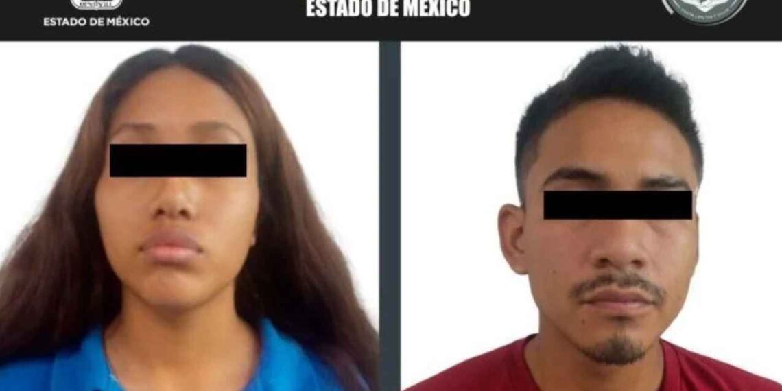 pareja arrestada Edomex