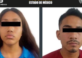 pareja arrestada Edomex