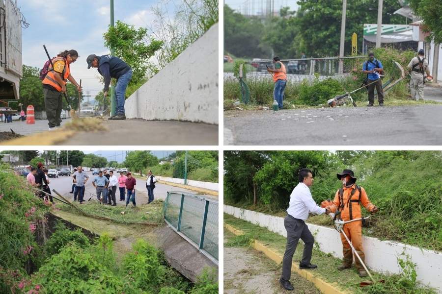 programa limpieza vialidades Ciudad Victoria