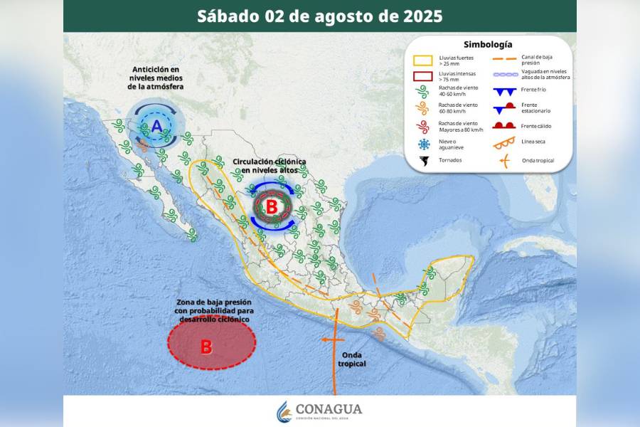 pronóstico del tiempo en julio en Tamaulipas