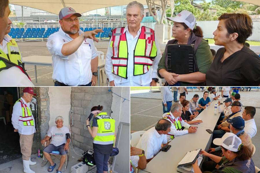 refugios temporales habilitados en Tampico