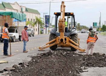 rehabilitación de calles Ciudad Victoria