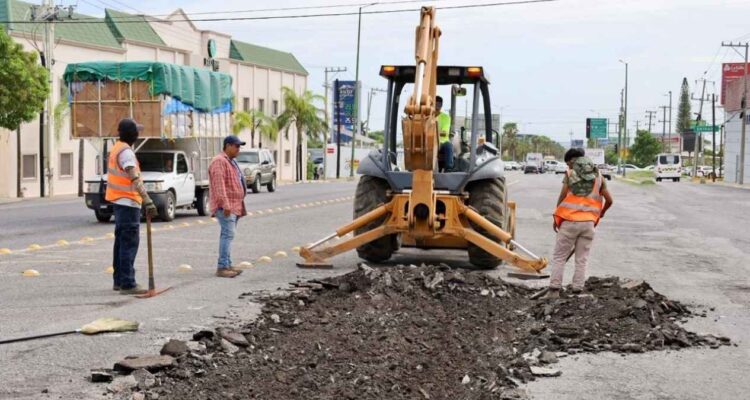 rehabilitación de calles Ciudad Victoria