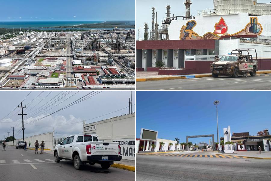 simulacro en Pemex Tamaulipas