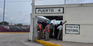 simulacro en Pemex Tamaulipas