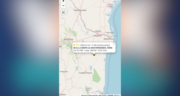 temblor en Tamaulipas