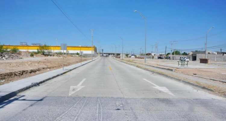 trabajos de repavimentación en Nuevo Laredo