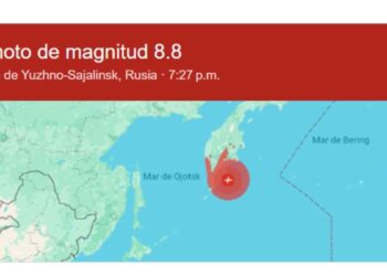 Revelan videos del momento exacto del sismo en Rusia