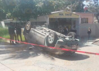 volcadura hoy en Tampico
