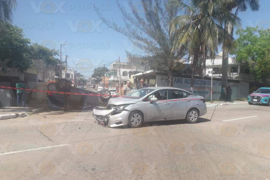 volcadura hoy en Tampico