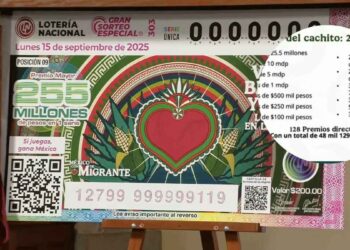 ¡Ten a la mano tu número de la suerte!: Estos serán los premios de la Lotería Nacional del 15 de septiembre