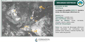 ¿Canal de baja presión traerá lluvias puntuales fuertes en Tamaulipas, según el SMN?