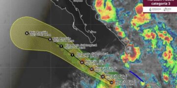 ¿Cuál es la trayectoria del huracán 'Flossie' y qué estados impactará en su ruta