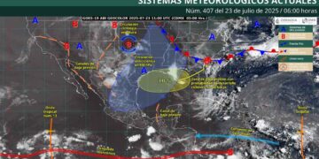 ¿Dónde habrá altas temperaturas este miércoles 23 de julio?