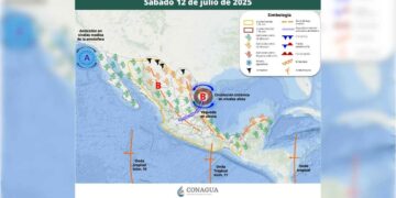 Clima sábado 12 julio