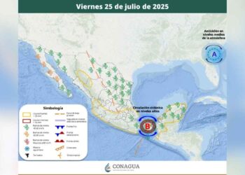 Clima viernes 25 julio
