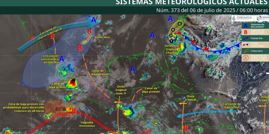 ¿En qué estados de México habrá lluvias intensas y calor extremo este domingo, según el SMN