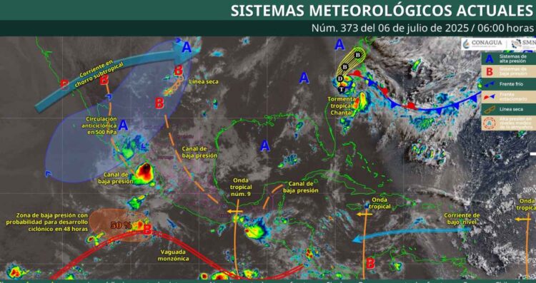 ¿En qué estados de México habrá lluvias intensas y calor extremo este domingo, según el SMN