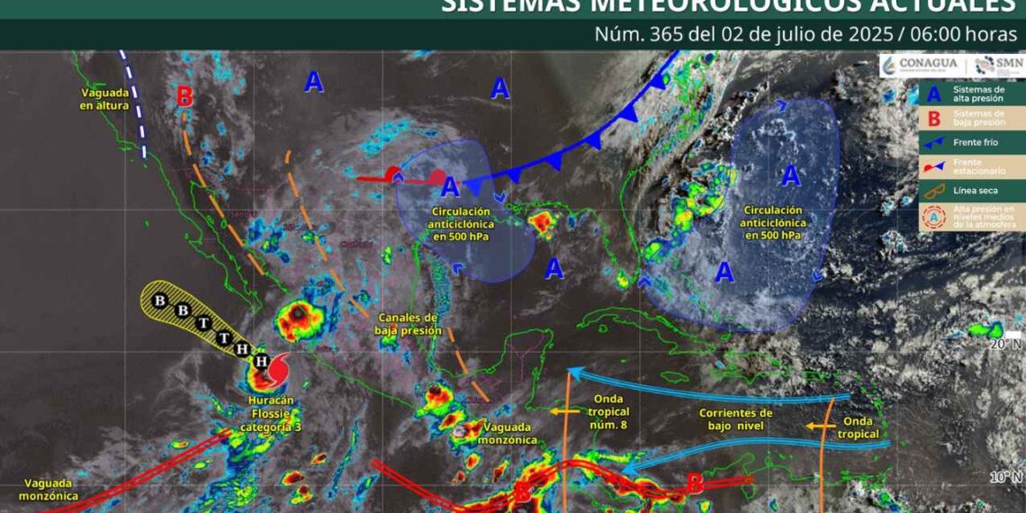 ¿En qué estados seguirán las lluvias y los fuertes vientos este miércoles?