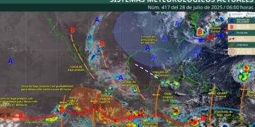 ¿En qué regiones se esperan altas temperaturas y lluvias este lunes?