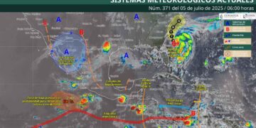 ¿Habrá lluvias acompañadas de descargas eléctricas y caída de granizo este sábado?
