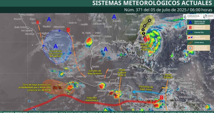¿Habrá lluvias acompañadas de descargas eléctricas y caída de granizo este sábado?