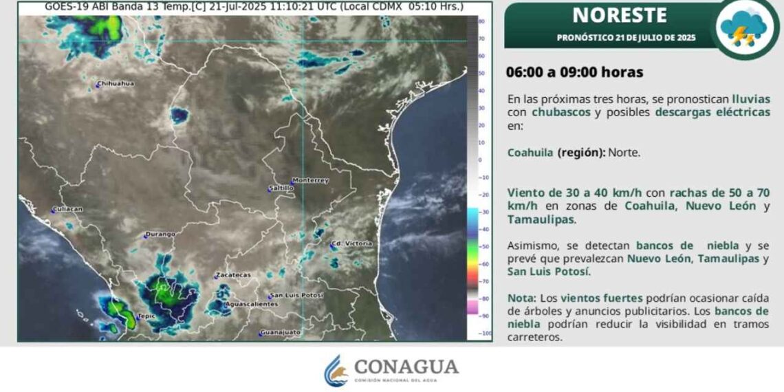 ¿Lluvias aisladas o calor de hasta 40 °C este lunes en Tamaulipas?