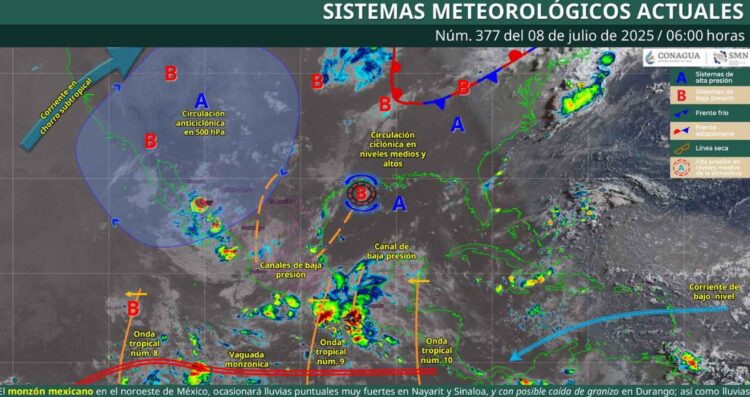 ¿Lluvias intensas, calor o fuertes vientos? Así estará el clima este martes
