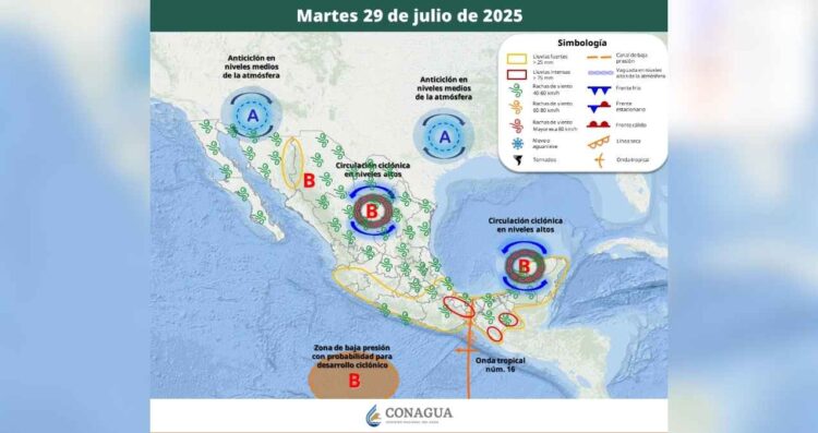 martes 29 julio clima