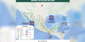 sábado 19 de julio clima