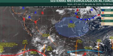 ¿Qué estados enfrentarán lluvias intensas y granizo este domingo 27 de julio