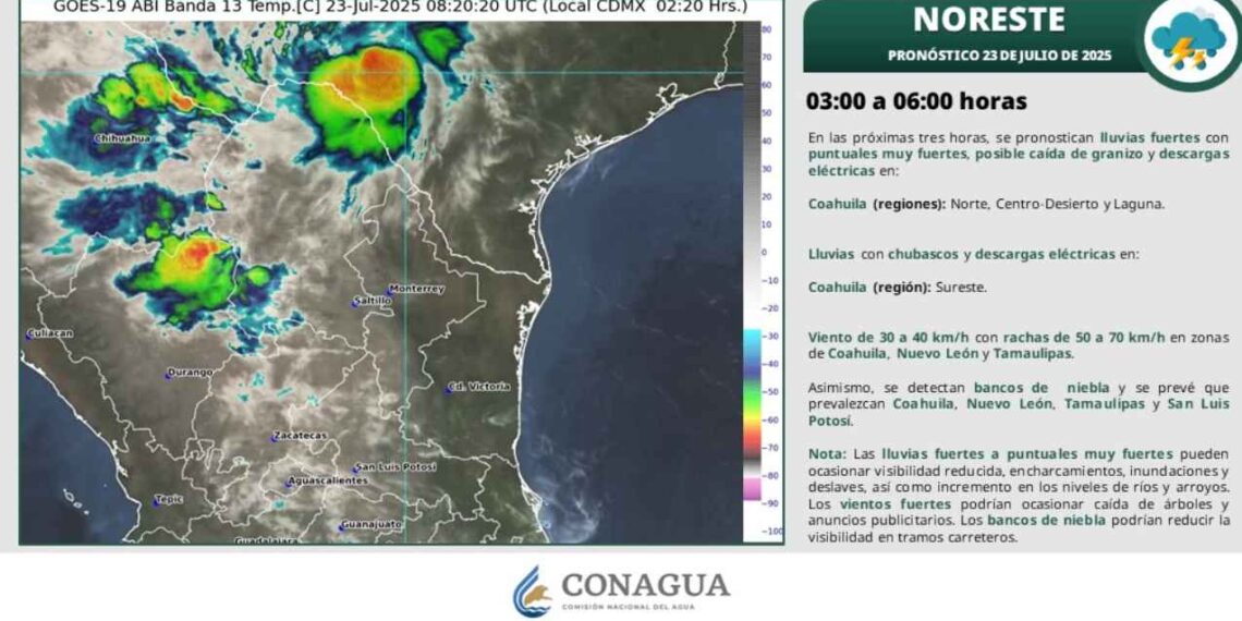 ¿Tamaulipas tendrá calor, lluvias ligeras o ráfagas de viento este 23 de julio?
