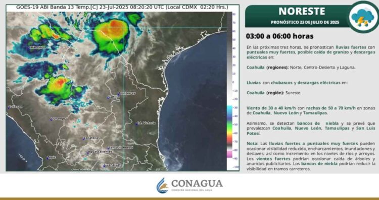 ¿Tamaulipas tendrá calor, lluvias ligeras o ráfagas de viento este 23 de julio?