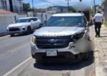 Accidente camionetas Nuevo Laredo