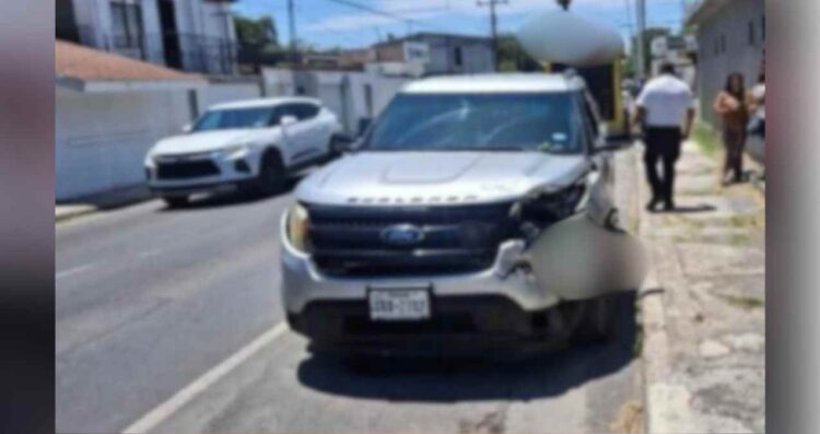Accidente camionetas Nuevo Laredo