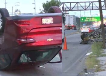 Accidente en Apodaca involucrados