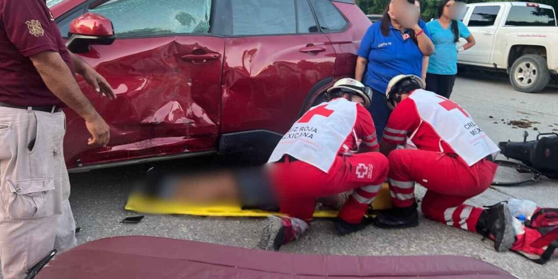 Accidente en El Mante lesionados