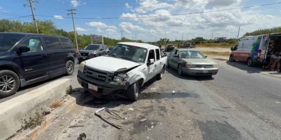 Accidente en el libramiento Luis Echeverría deja varios heridos en Reynosa, Tamaulipas