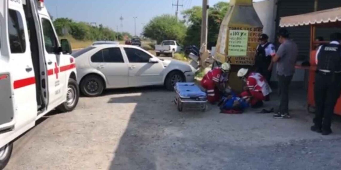 Adulto mayor herido Victoria